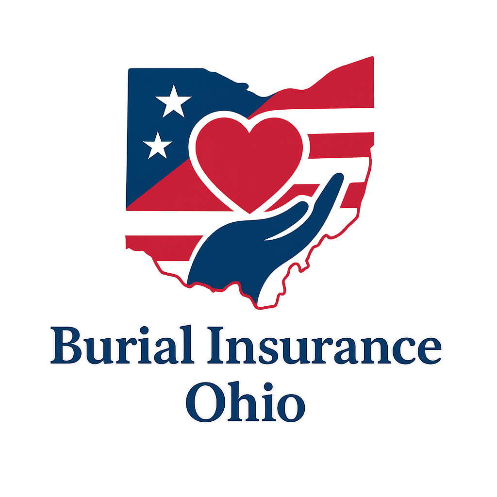 "Burial Insurance Ohio logo - trusted coverage for families"